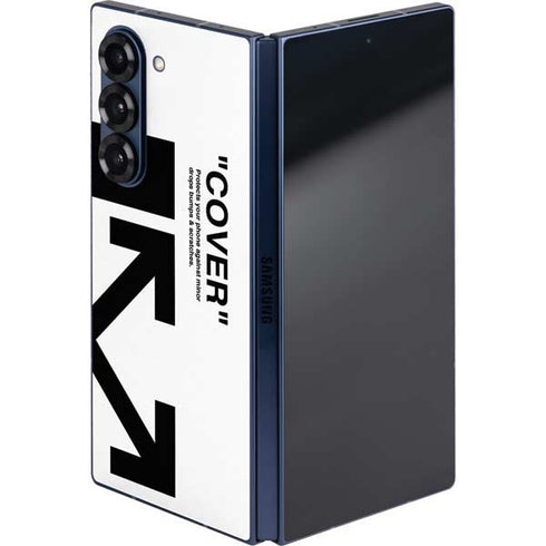 Black and White Arrows Galaxy Z Fold6 Skin