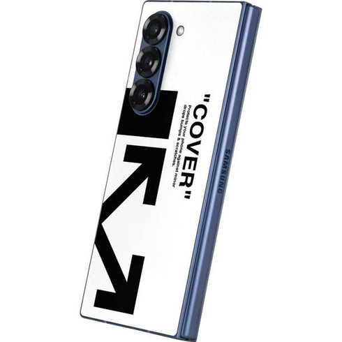 Black and White Arrows Galaxy Z Fold6 Skin