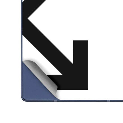 Black and White Arrows Galaxy Z Fold6 Skin