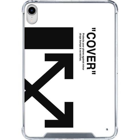 Black and White Arrows iPad 11th Gen (2025) Clear Case