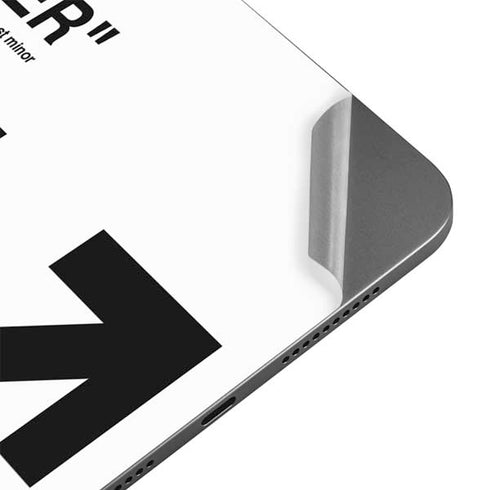 Black and White Arrows Apple iPad Mini Skin