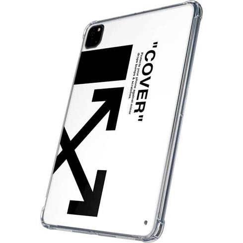 Black and White Arrows iPad Pro 11in (2024) Clear Case