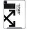 Black and White Arrows iPad Cases