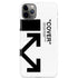 Black and White Arrows iPhone Cases
