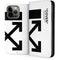 Black and White Arrows iPhone 13 Pro Max Folio Case