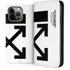 Black and White Arrows iPhone 13 Pro Max Folio Case