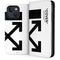 Black and White Arrows iPhone 14 Folio Case