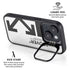 Black and White Arrows iPhone 14 Plus Kickstand Case