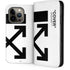 Black and White Arrows iPhone 14 Pro Folio Case