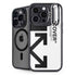 Black and White Arrows iPhone 14 Pro Kickstand Case