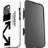 Black and White Arrows iPhone 15 Impact Case