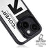 Black and White Arrows iPhone 15 Kickstand Case