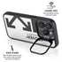 Black and White Arrows iPhone 15 Pro Max Kickstand Case
