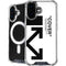 Black and White Arrows iPhone 16 MagSafe Case
