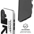 Black and White Arrows iPhone 16 Magsafe Impact Case