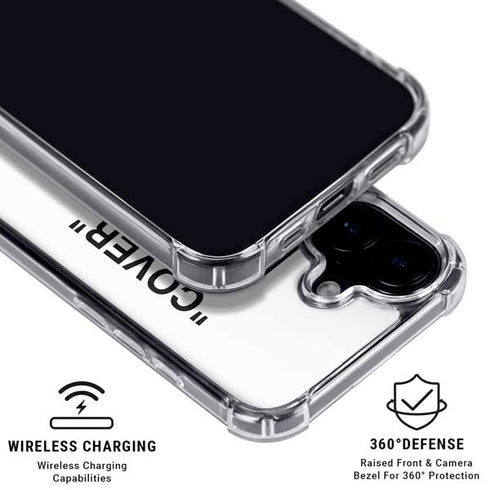 Black and White Arrows iPhone 16 Plus MagSafe Case