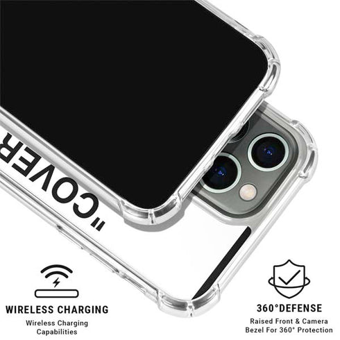 Black and White Arrows iPhone 16 Pro Clear Case