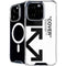 Black and White Arrows iPhone 16 Pro MagSafe Case