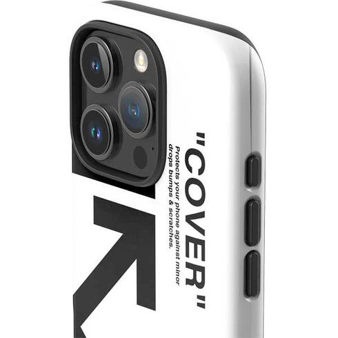Black and White Arrows iPhone 16 Pro Max Impact Case