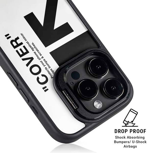 Black and White Arrows iPhone 16 Pro Max Kickstand Case