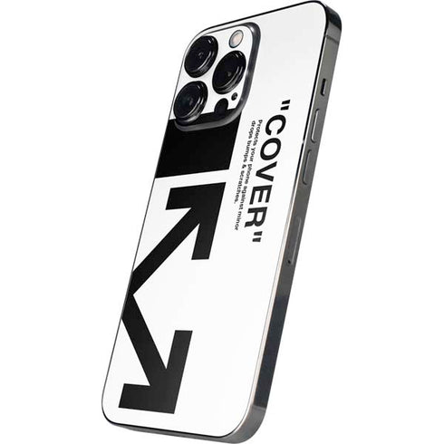 Black and White Arrows iPhone 16 Pro Skin