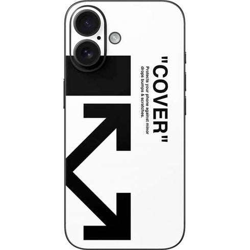 Black and White Arrows iPhone 16 Skin