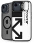 Black and White Arrows iPhone 16e Kickstand Case