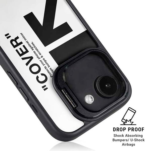 Black and White Arrows iPhone 16e Kickstand Case