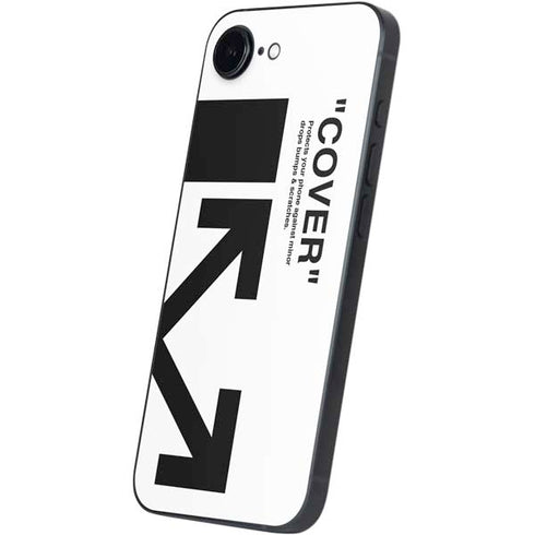 Black and White Arrows iPhone 16e Skin