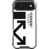 Black and White Arrows iPhone 17 Air Clear Case