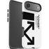 Black and White Arrows iPhone 17 Air Impact Case