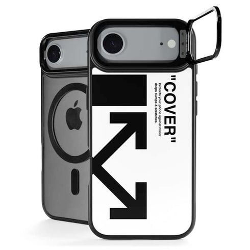Black and White Arrows iPhone 17 Air Kickstand Case