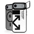 Black and White Arrows iPhone 17 Air Kickstand Case