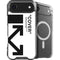 Black and White Arrows iPhone 17 Air MagSafe Case