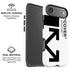 Black and White Arrows iPhone 17 Air Magsafe Impact Case