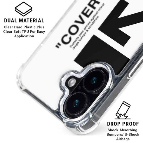 Black and White Arrows iPhone 17 Clear Case