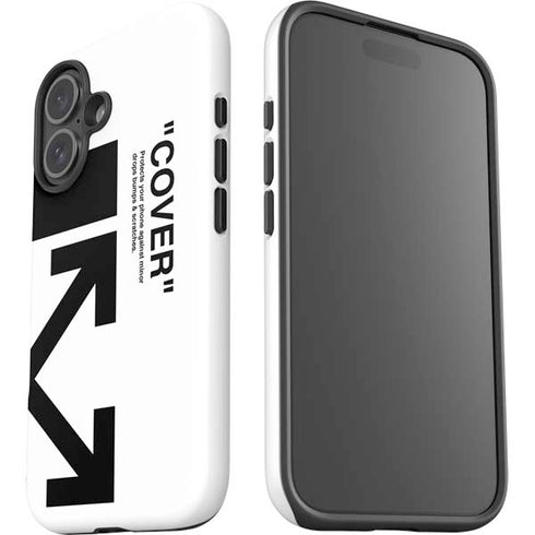 Black and White Arrows iPhone 17 Impact Case