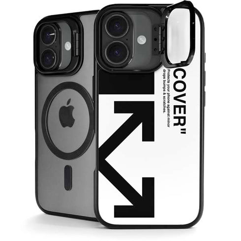Black and White Arrows iPhone 17 Kickstand Case