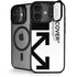 Black and White Arrows iPhone 17 Kickstand Case