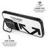 Black and White Arrows iPhone 17 Kickstand Case
