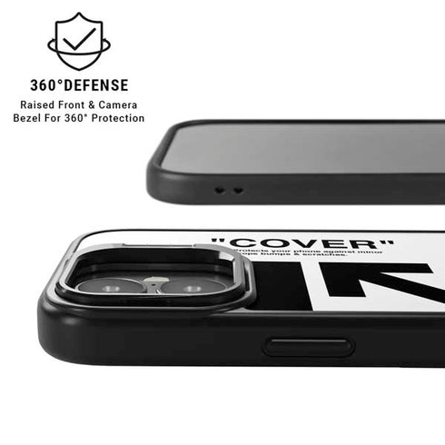 Black and White Arrows iPhone 17 Kickstand Case