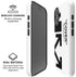 Black and White Arrows iPhone 17 Magsafe Impact Case