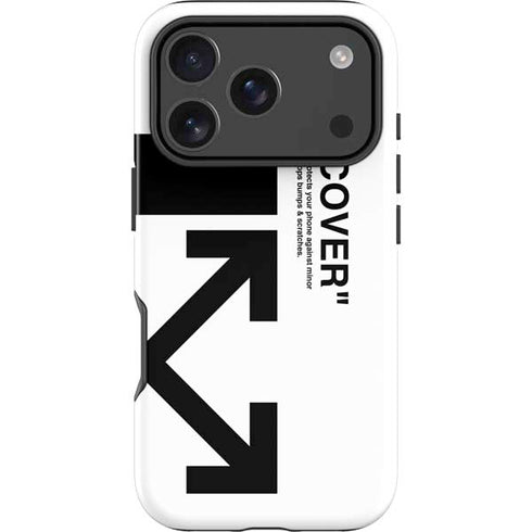 Black and White Arrows iPhone 17 Pro Impact Case