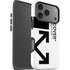 Black and White Arrows iPhone 17 Pro Impact Case