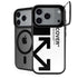 Black and White Arrows iPhone 17 Pro Kickstand Case