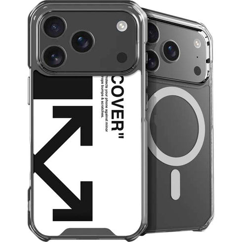 Black and White Arrows iPhone 17 Pro MagSafe Case