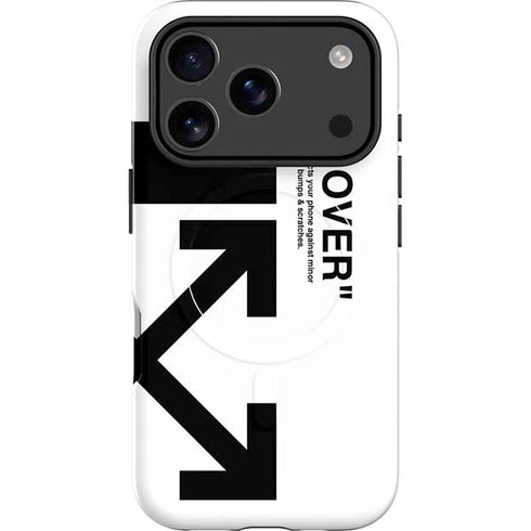 Black and White Arrows iPhone 17 Pro Magsafe Impact Case
