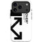 Black and White Arrows iPhone 17 Pro Magsafe Impact Case
