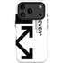 Black and White Arrows iPhone 17 Pro Magsafe Impact Case