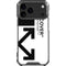 Black and White Arrows iPhone 17 Pro Max Clear Case
